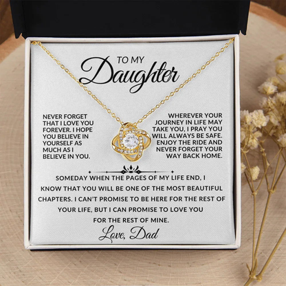To My Daughter - Pages of my life ends. - Giftinum