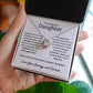 To My Daughter - Remember that you are unfailingly 14K White Gold Finish / Two-Toned Box Jewelry Giftinum