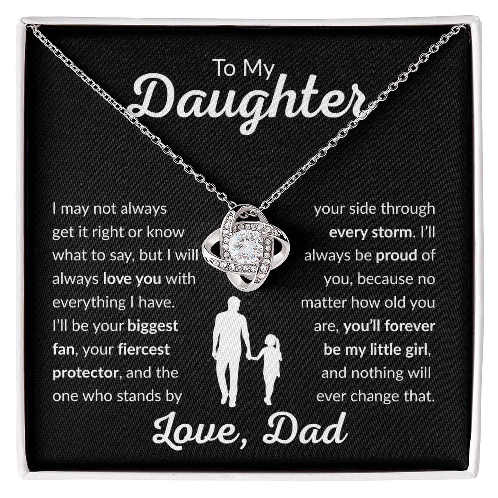 To My Daughter Gift From Dad - Forever My Little Girl - Giftinum