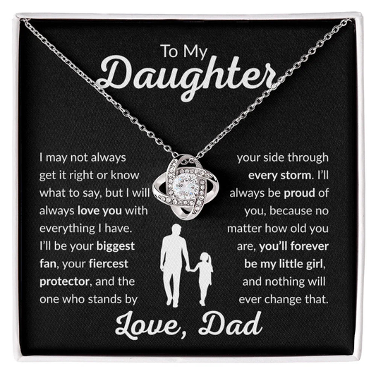 To My Daughter Gift From Dad - Forever My Little Girl - Giftinum