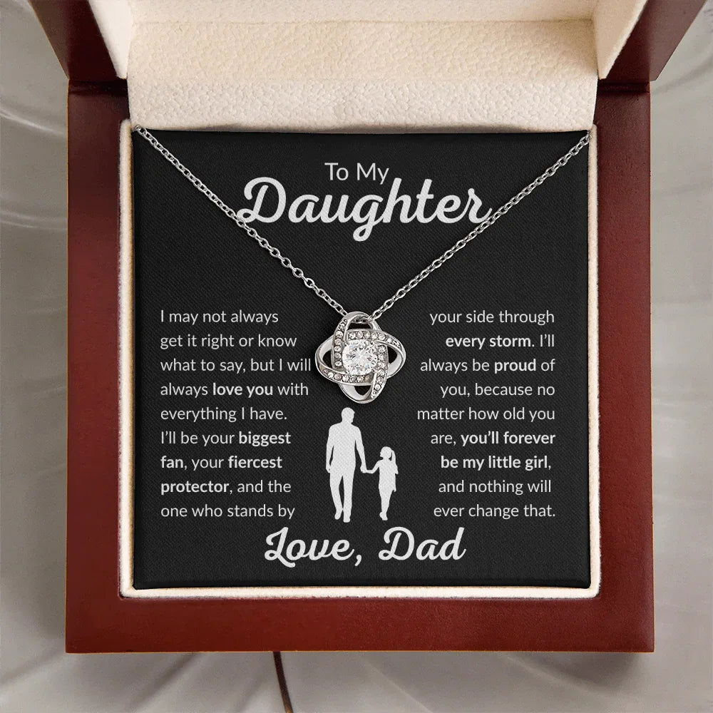 To My Daughter Gift From Dad - Forever My Little Girl - Giftinum