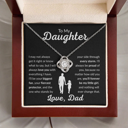 To My Daughter Gift From Dad - Forever My Little Girl - Giftinum