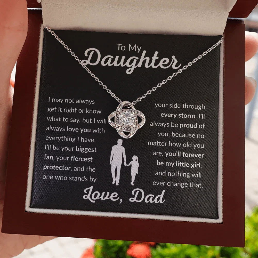 To My Daughter Gift From Dad - Forever My Little Girl - Giftinum