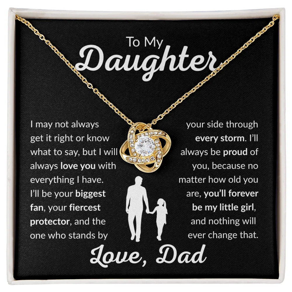 To My Daughter Gift From Dad - Forever My Little Girl - Giftinum