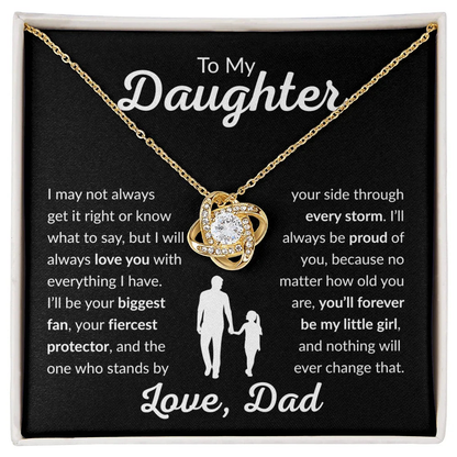 To My Daughter Gift From Dad - Forever My Little Girl - Giftinum