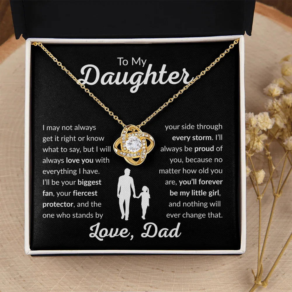 To My Daughter Gift From Dad - Forever My Little Girl - Giftinum