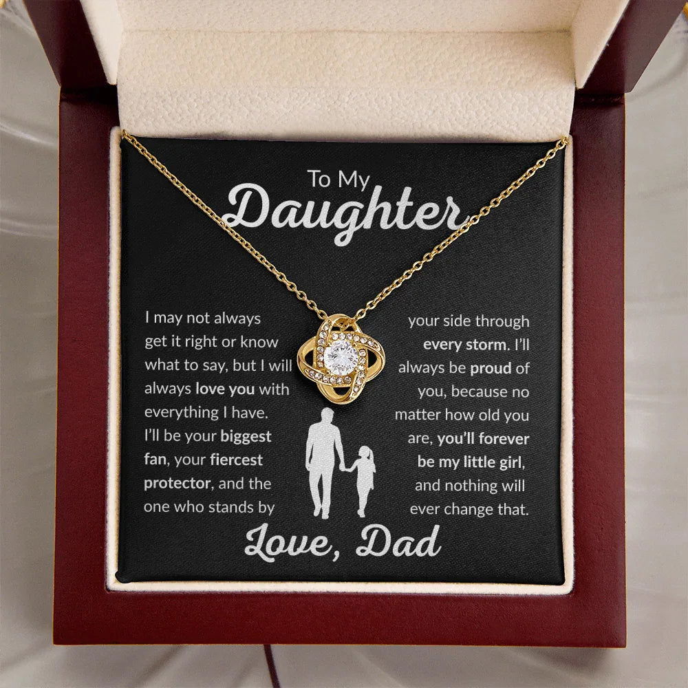 To My Daughter Gift From Dad - Forever My Little Girl - Giftinum