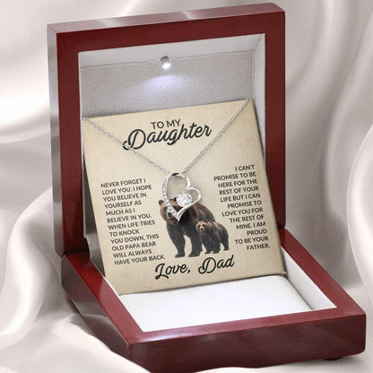 To My Daughter Love Dad - This Old Papa Bear - Giftinum