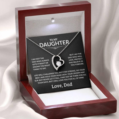 To My Daughter Necklace - I Am Not The Dad - Giftinum