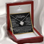 To My Daughter Necklace - I closed my eyes - Giftinum