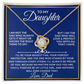 To My Daughter Necklace Gift Set - I am not the dad - Giftinum