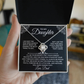 To My Daughter Necklace Gift Set - I am not the dad ss2 - Giftinum
