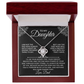 To My Daughter Necklace Gift Set - I am not the dad ss2 - Giftinum