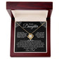 To My Daughter Necklace Gift Set - I am not the dad ss2 - Giftinum