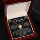 To My Daughter Necklace Gift Set - I am not the dad ss2 - Giftinum