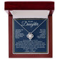 To My Daughter Necklace Gift Set - I am not the dad ss6 - Giftinum