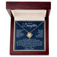 To My Daughter Necklace Gift Set - I am not the dad ss6 - Giftinum