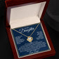 To My Daughter Necklace Gift Set - I am not the dad ss6 - Giftinum