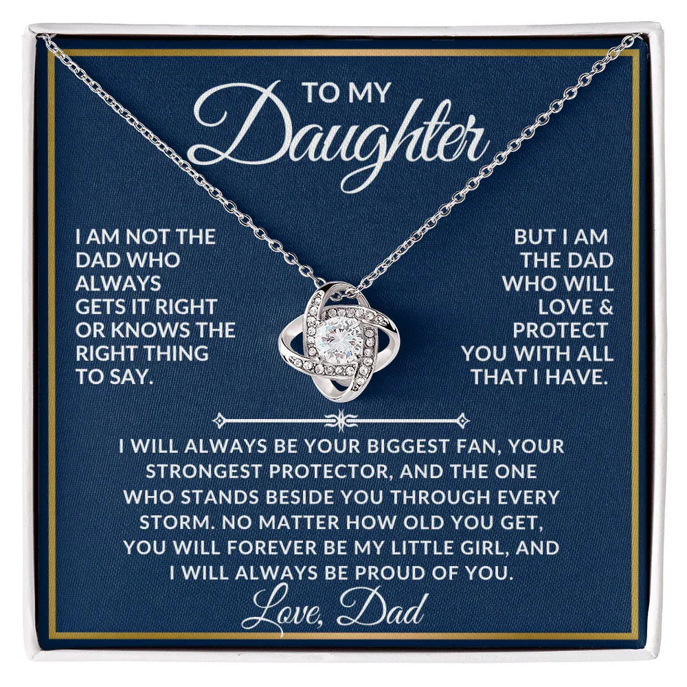 To My Daughter Necklace Gift Set - ss8 - Giftinum