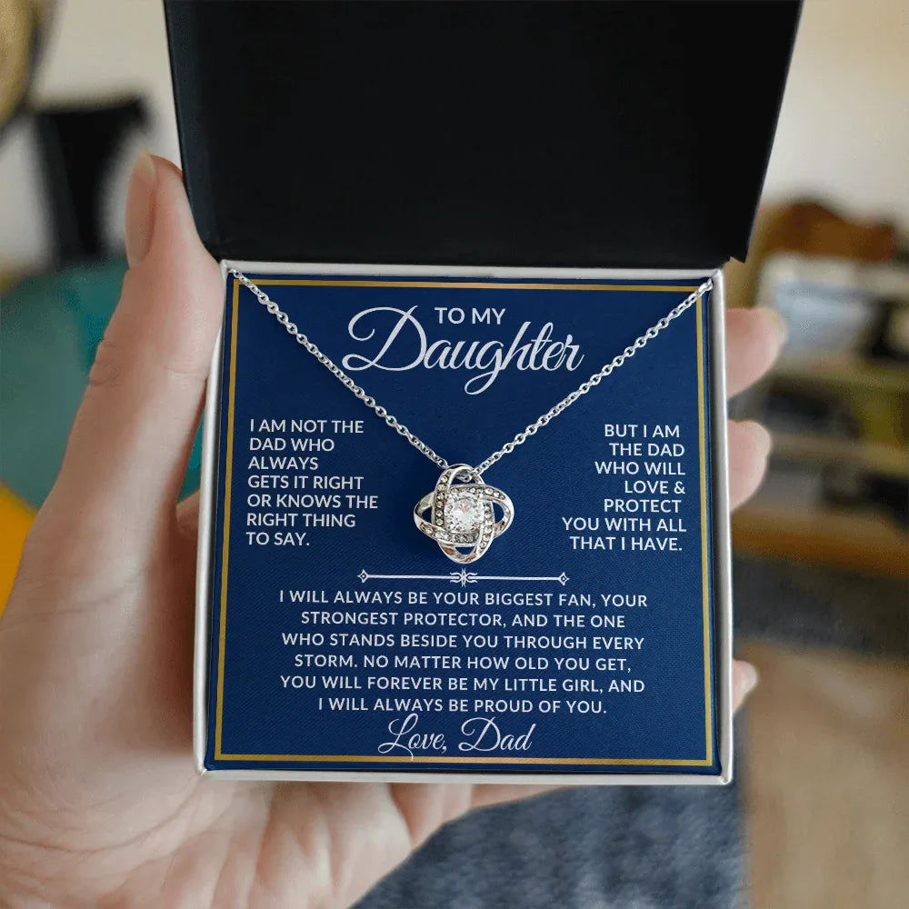 To My Daughter Necklace Gift Set - ss8 - Giftinum