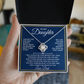 To My Daughter Necklace Gift Set - ss8 - Giftinum