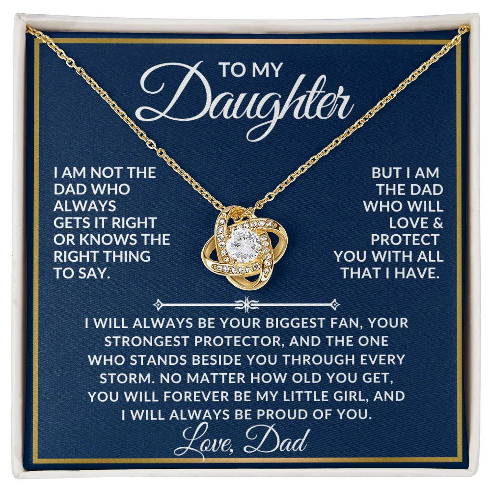 To My Daughter Necklace Gift Set - ss8 - Giftinum