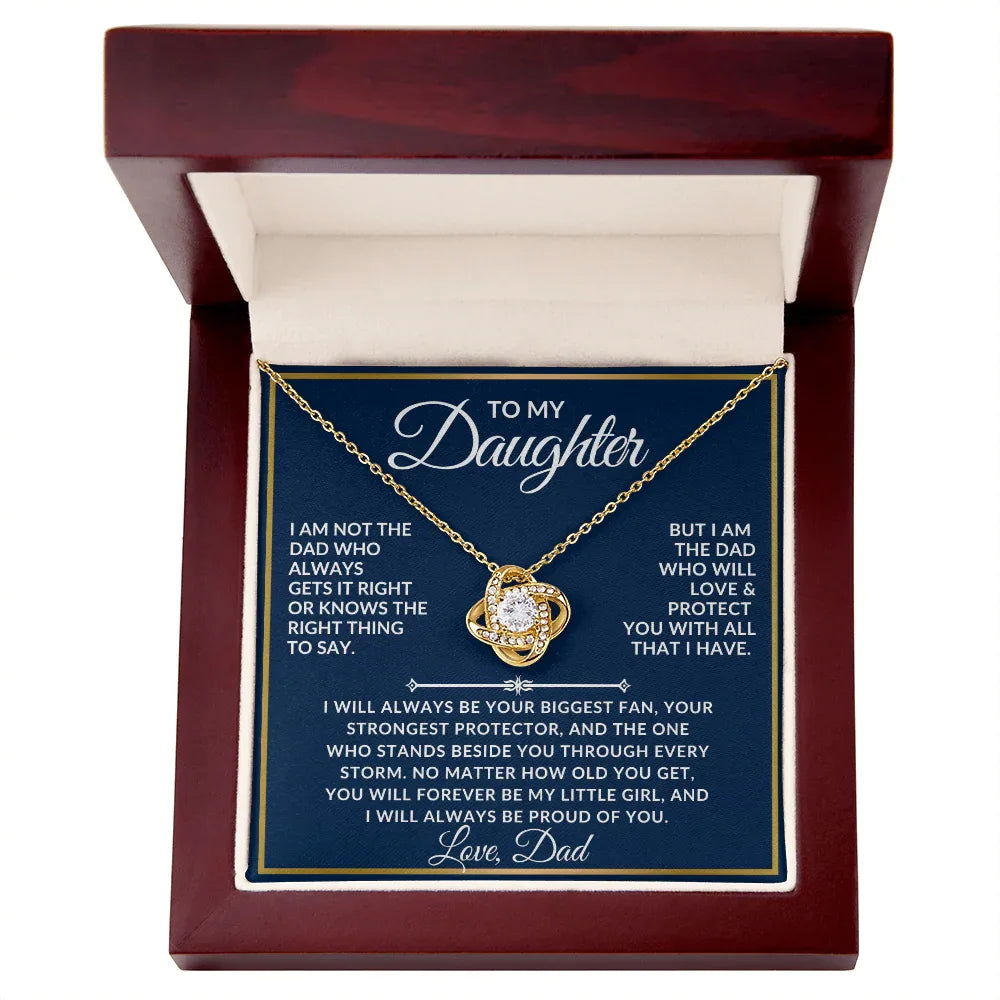 To My Daughter Necklace Gift Set - ss8 - Giftinum