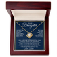 To My Daughter Necklace Gift Set - ss8 - Giftinum