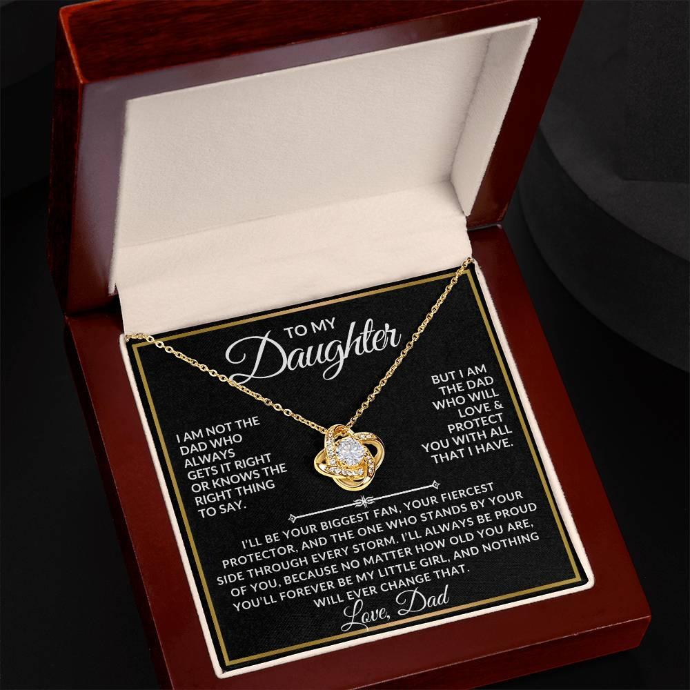 To My Daughter Necklace Gift Set - ss8 - Giftinum