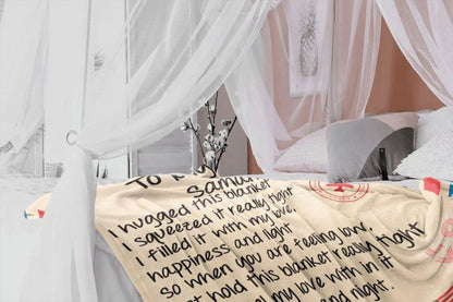 To My Daughter Personalized Blanket - Giftinum