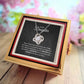 To My Daughter Rotating Rose Gift Box - Never Forget - Giftinum