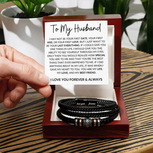To My Husband Bracelet - Not your first date - Giftinum