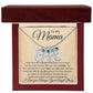 To My Mama Baby Feet Necklace - I may have left this world 1 Charm / Polished Stainless Steel / Standard Box Jewelry Giftinum