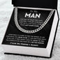 To My Man - Last Everything Cuban Link Chain - Giftinum