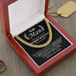 To My Man - Promise Necklace Cuban Link Chain - Giftinum