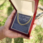 To My Man Cuban Link Chain - Promise Necklace - Giftinum