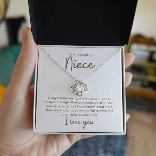To My Niece Necklace - Always remember - Giftinum