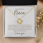 To My Niece Necklace - Always remember - Giftinum