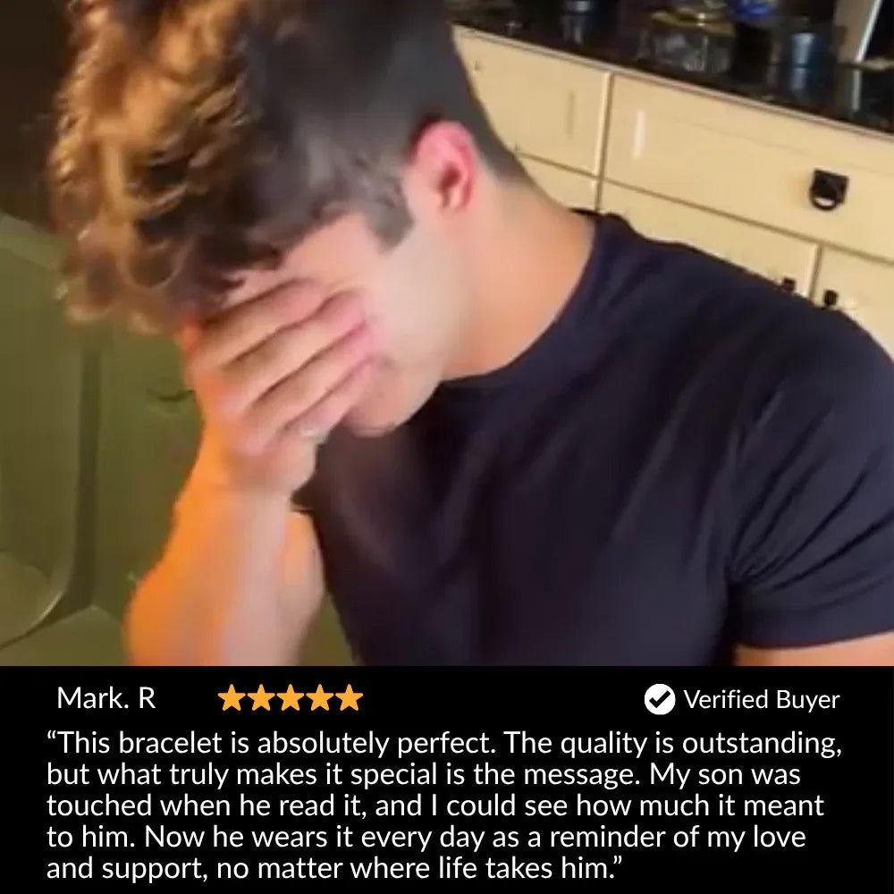 To My Son Bracelet - Weight You Carry - Giftinum