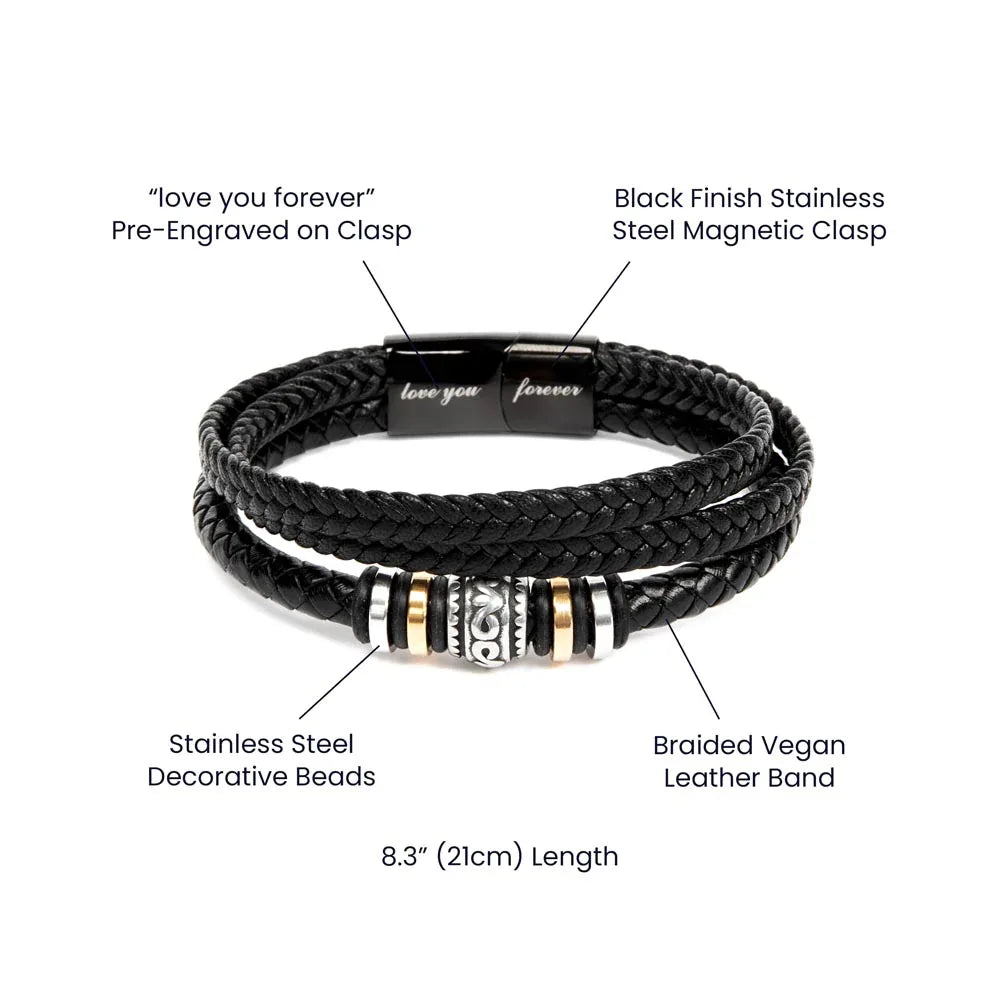 To My Son Bracelet - Weight You Carry - Giftinum