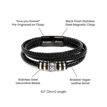 To My Son Bracelet - Weight You Carry - Giftinum