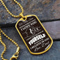 To My Son Dog Tag Necklace - Never Forget - Giftinum