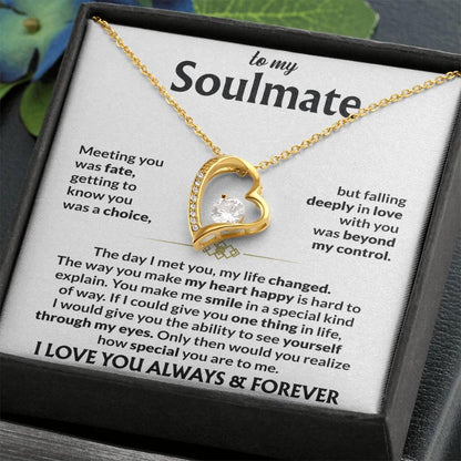 To My Soulmate - Meeting you was fate - Giftinum