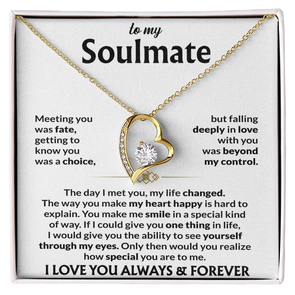 To My Soulmate - Meeting you was fate - Giftinum