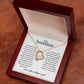 To My Soulmate Forever Heart Necklace - A soulmate is 14k White Gold Finish / Two-Toned Box Jewelry Giftinum