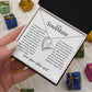 To My Soulmate Forever Heart Necklace - A soulmate is 14k White Gold Finish / Two-Toned Box Jewelry Giftinum