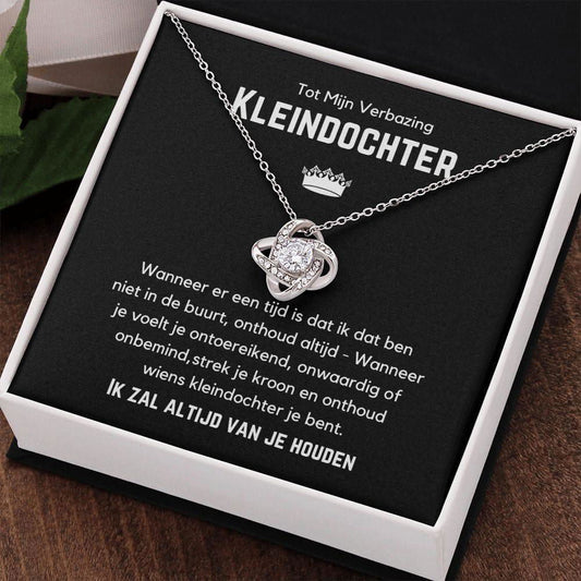 Tot Mijin Verbazing Kleindochter 14K witgouden afwerking / standaard doos Jewelry Giftinum