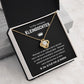 Tot Mijin Verbazing Kleindochter 18K geelgouden afwerking / standaard doos Jewelry Giftinum