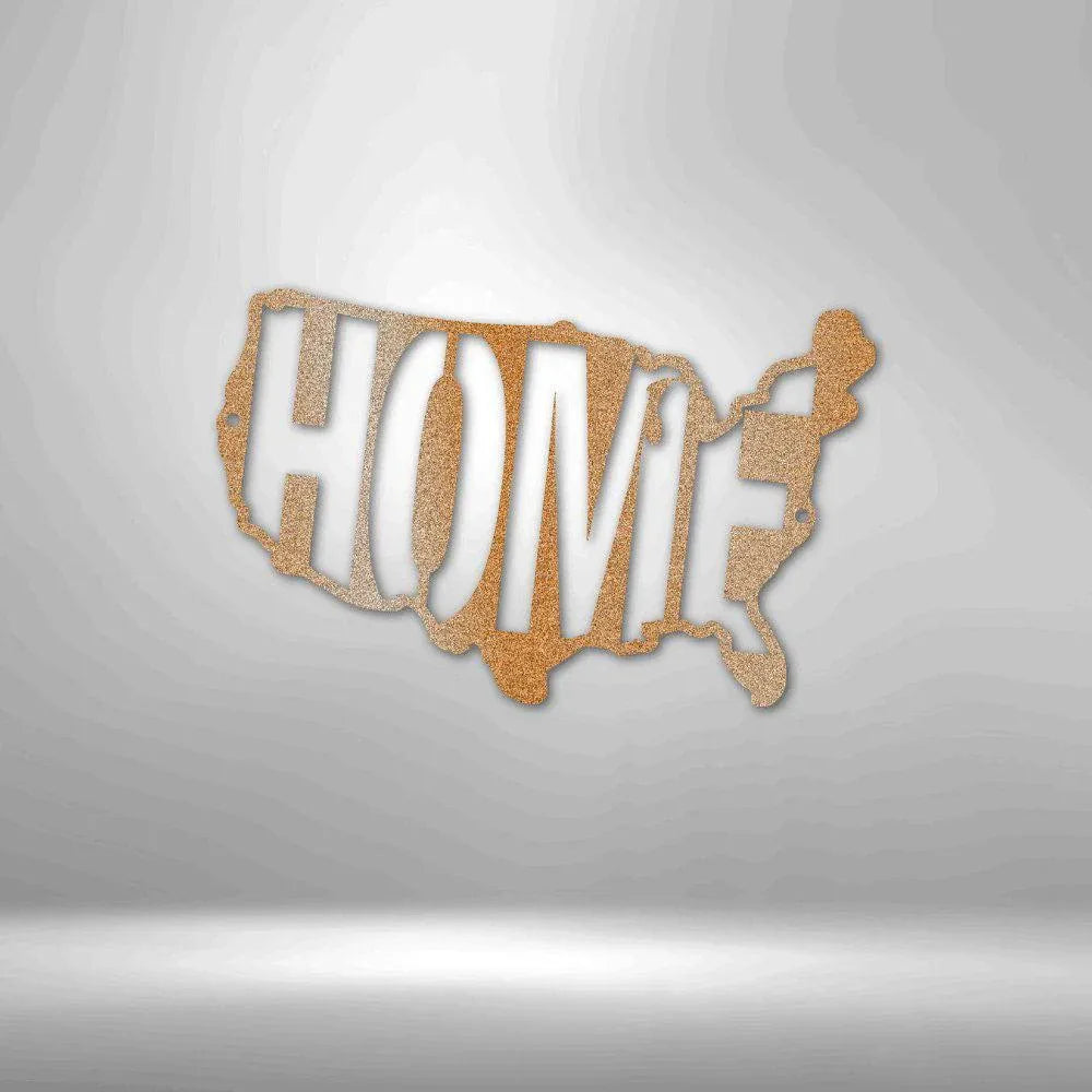USA Home - Steel Sign - Giftinum
