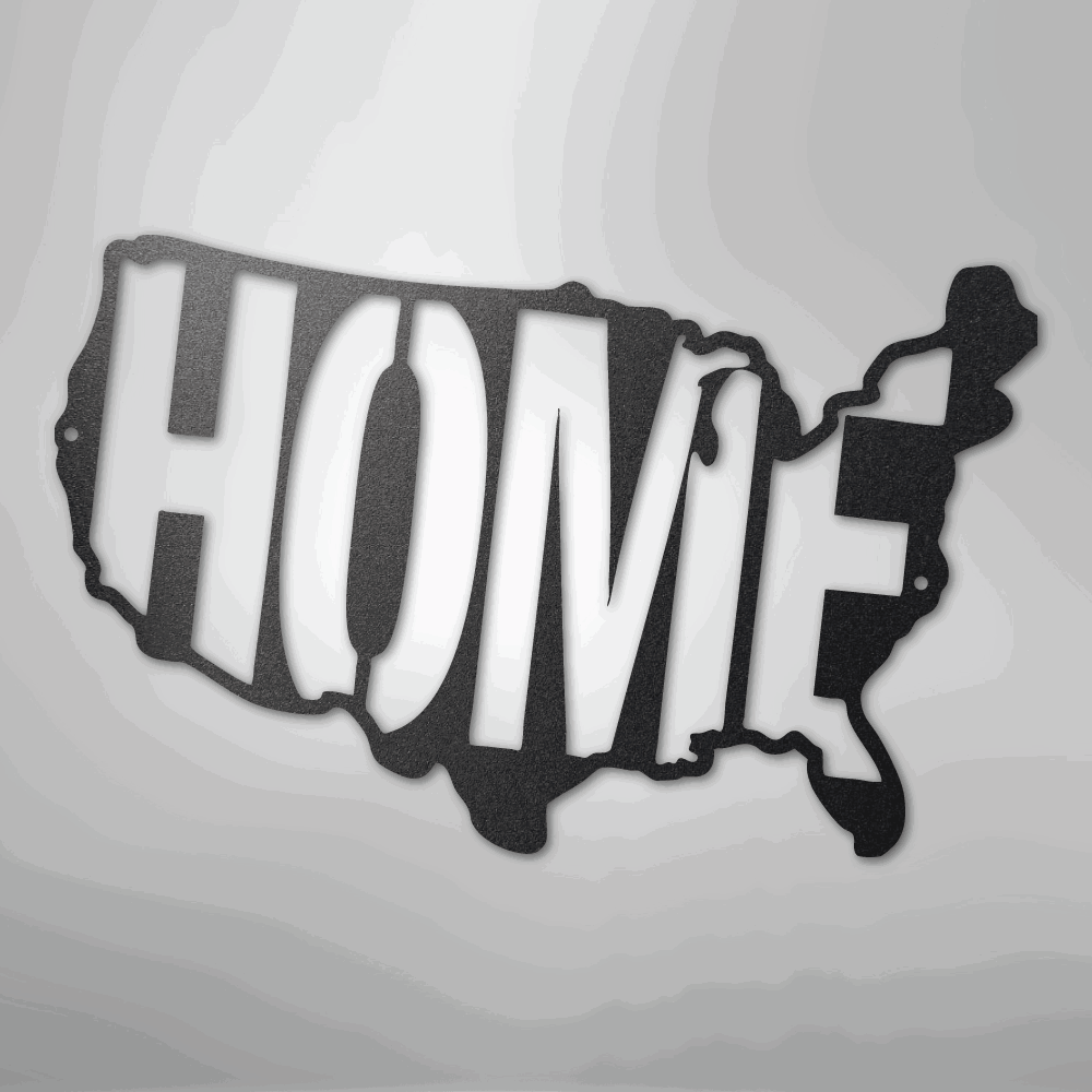 USA Home - Steel Sign - Giftinum